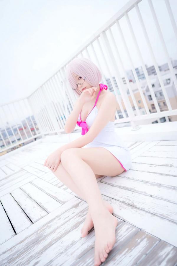    Yuki亭 - FGO玛修·基列莱特高还原Cosplay写真，私房萌系与战术泳装风格双重演绎，精致少女感十足 [140P]第6张图片