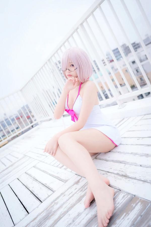    Yuki亭 - FGO玛修·基列莱特高还原Cosplay写真，私房萌系与战术泳装风格双重演绎，精致少女感十足 [140P]第7张图片