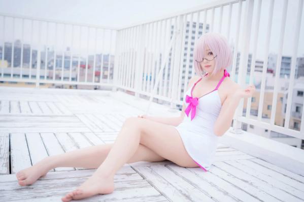    Yuki亭 - FGO玛修·基列莱特高还原Cosplay写真，私房萌系与战术泳装风格双重演绎，精致少女感十足 [140P]第8张图片