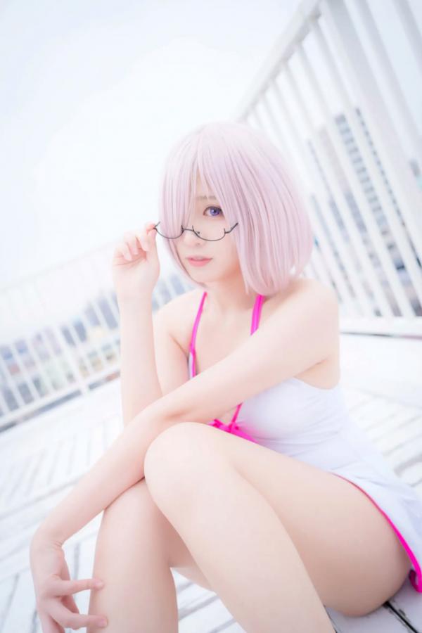    Yuki亭 - FGO玛修·基列莱特高还原Cosplay写真，私房萌系与战术泳装风格双重演绎，精致少女感十足 [140P]第11张图片