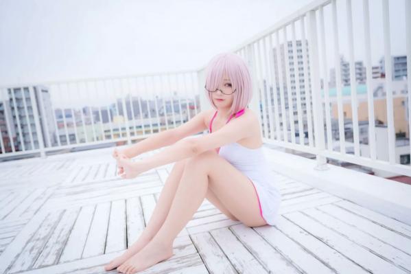    Yuki亭 - FGO玛修·基列莱特高还原Cosplay写真，私房萌系与战术泳装风格双重演绎，精致少女感十足 [140P]第16张图片