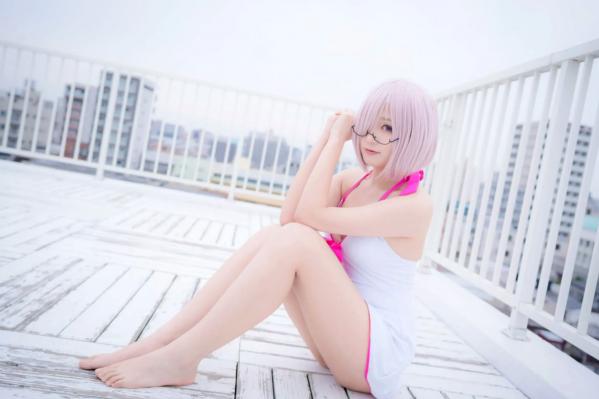    Yuki亭 - FGO玛修·基列莱特高还原Cosplay写真，私房萌系与战术泳装风格双重演绎，精致少女感十足 [140P]第17张图片