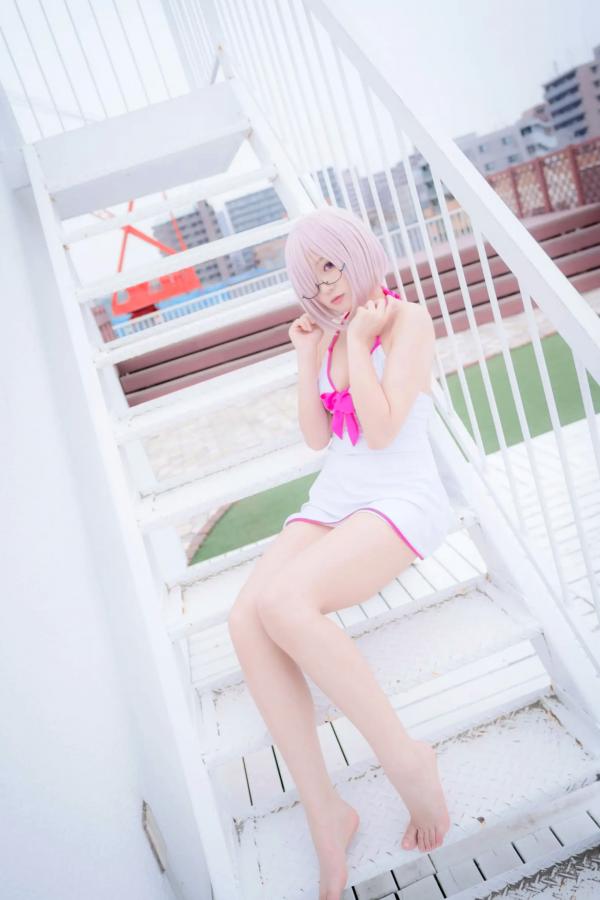    Yuki亭 - FGO玛修·基列莱特高还原Cosplay写真，私房萌系与战术泳装风格双重演绎，精致少女感十足 [140P]第34张图片