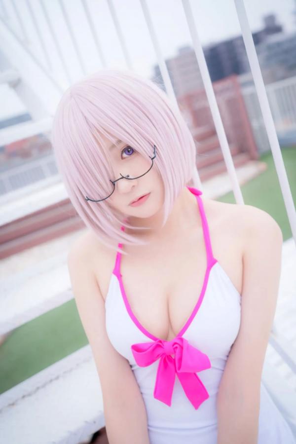    Yuki亭 - FGO玛修·基列莱特高还原Cosplay写真，私房萌系与战术泳装风格双重演绎，精致少女感十足 [140P]第35张图片