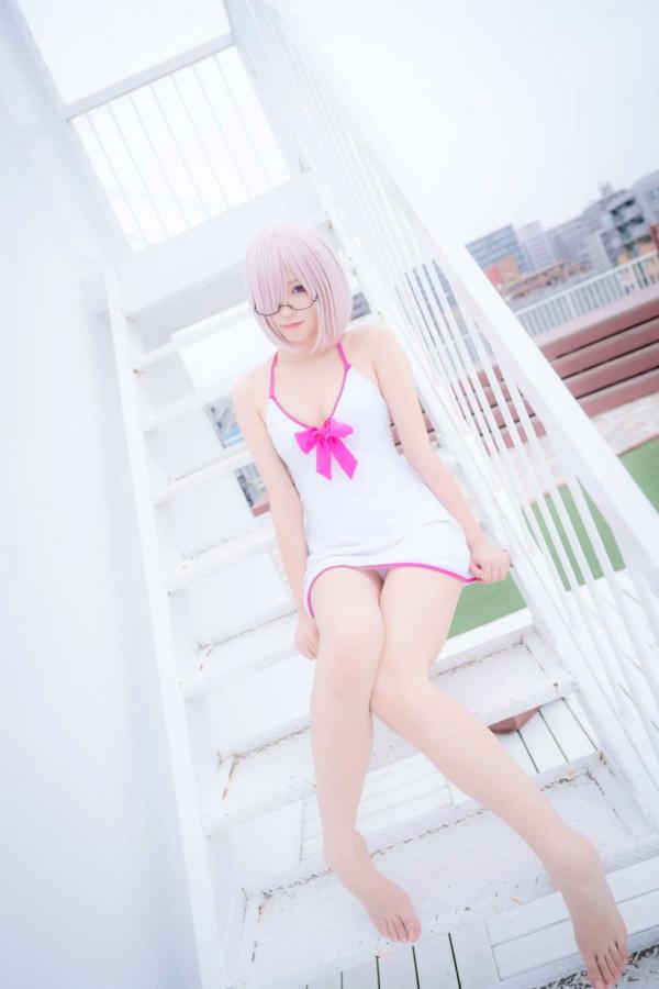    Yuki亭 - FGO玛修·基列莱特高还原Cosplay写真，私房萌系与战术泳装风格双重演绎，精致少女感十足 [140P]第36张图片