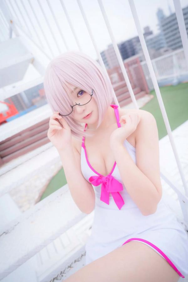    Yuki亭 - FGO玛修·基列莱特高还原Cosplay写真，私房萌系与战术泳装风格双重演绎，精致少女感十足 [140P]第37张图片
