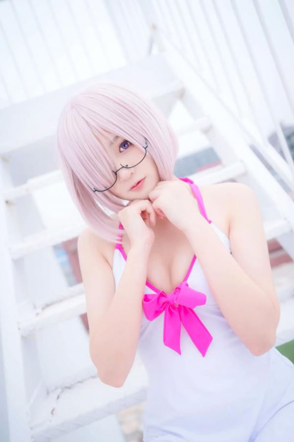    Yuki亭 - FGO玛修·基列莱特高还原Cosplay写真，私房萌系与战术泳装风格双重演绎，精致少女感十足 [140P]第39张图片