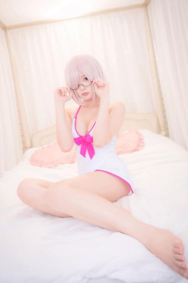    Yuki亭 - FGO玛修·基列莱特高还原Cosplay写真，私房萌系与战术泳装风格双重演绎，精致少女感十足 [140P]第44张图片