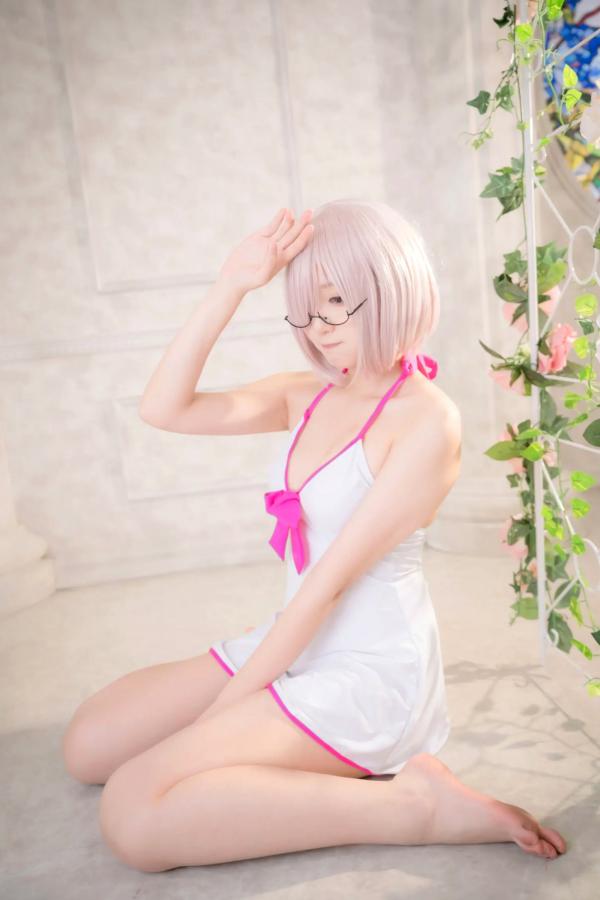    Yuki亭 - FGO玛修·基列莱特高还原Cosplay写真，私房萌系与战术泳装风格双重演绎，精致少女感十足 [140P]第45张图片