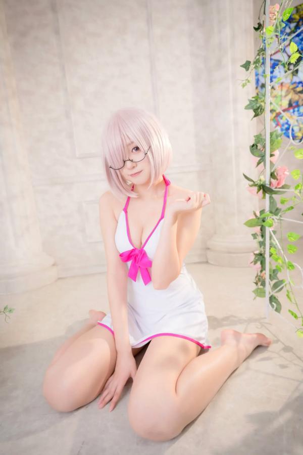    Yuki亭 - FGO玛修·基列莱特高还原Cosplay写真，私房萌系与战术泳装风格双重演绎，精致少女感十足 [140P]第48张图片