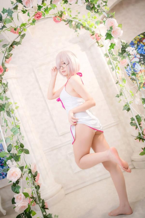    Yuki亭 - FGO玛修·基列莱特高还原Cosplay写真，私房萌系与战术泳装风格双重演绎，精致少女感十足 [140P]第49张图片
