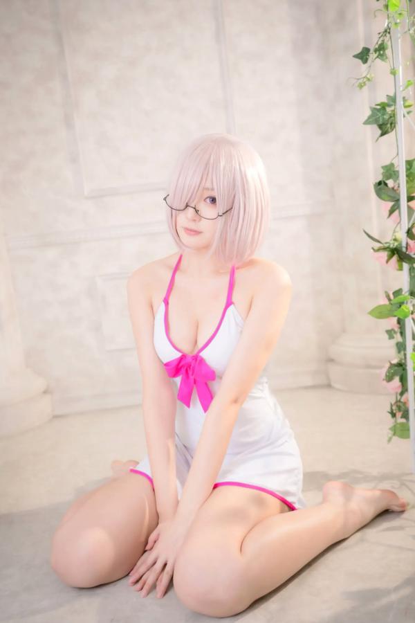    Yuki亭 - FGO玛修·基列莱特高还原Cosplay写真，私房萌系与战术泳装风格双重演绎，精致少女感十足 [140P]第50张图片