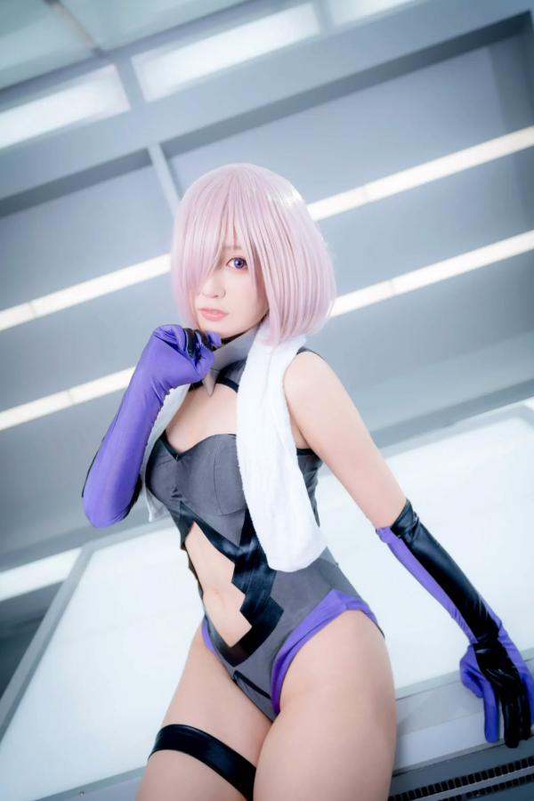    Yuki亭 - FGO玛修·基列莱特高还原Cosplay写真，私房萌系与战术泳装风格双重演绎，精致少女感十足 [140P]第54张图片