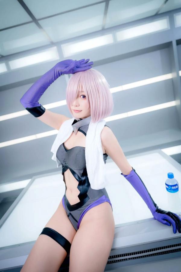    Yuki亭 - FGO玛修·基列莱特高还原Cosplay写真，私房萌系与战术泳装风格双重演绎，精致少女感十足 [140P]第55张图片