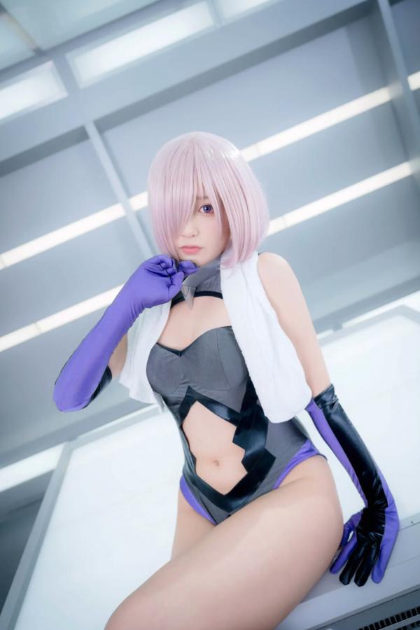    Yuki亭 - FGO玛修·基列莱特高还原Cosplay写真，私房萌系与战术泳装风格双重演绎，精致少女感十足 [140P]第56张图片