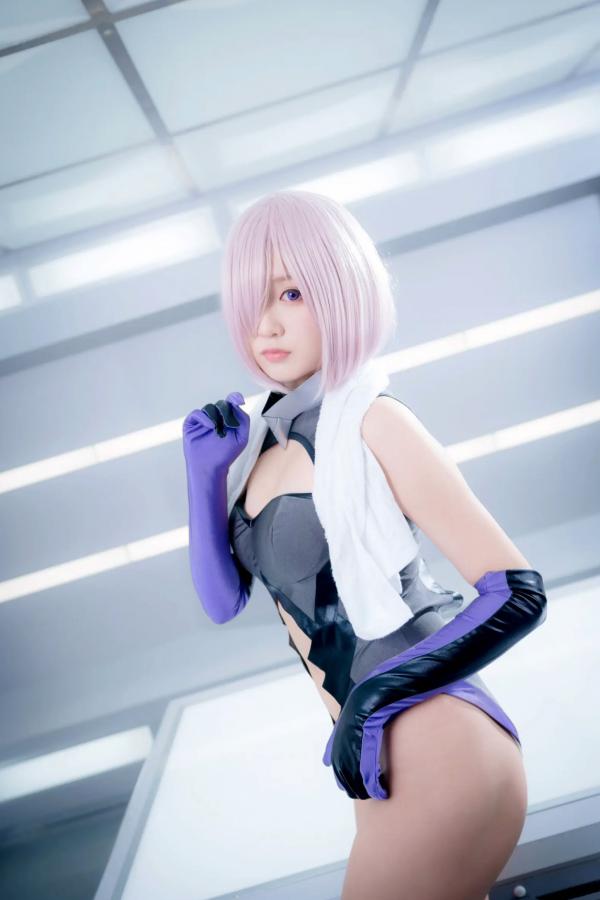    Yuki亭 - FGO玛修·基列莱特高还原Cosplay写真，私房萌系与战术泳装风格双重演绎，精致少女感十足 [140P]第59张图片