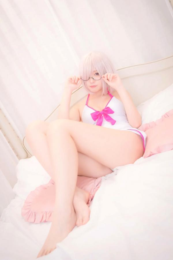    Yuki亭 - FGO玛修·基列莱特高还原Cosplay写真，私房萌系与战术泳装风格双重演绎，精致少女感十足 [140P]第60张图片