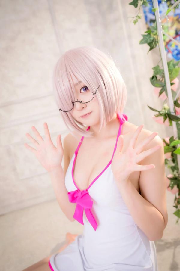    Yuki亭 - FGO玛修·基列莱特高还原Cosplay写真，私房萌系与战术泳装风格双重演绎，精致少女感十足 [140P]第69张图片