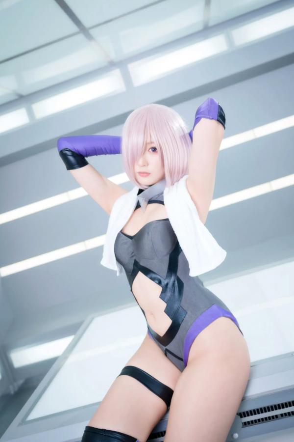    Yuki亭 - FGO玛修·基列莱特高还原Cosplay写真，私房萌系与战术泳装风格双重演绎，精致少女感十足 [140P]第71张图片
