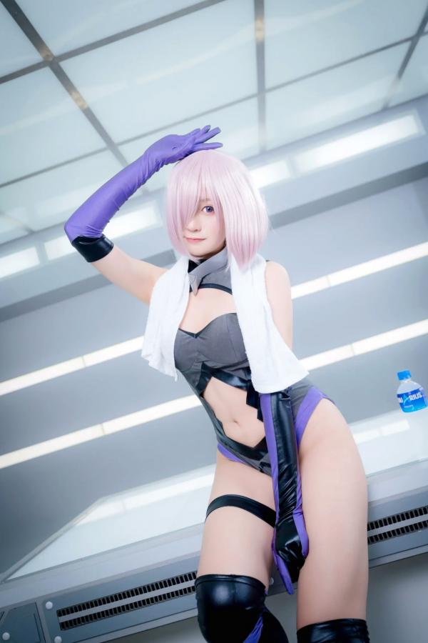    Yuki亭 - FGO玛修·基列莱特高还原Cosplay写真，私房萌系与战术泳装风格双重演绎，精致少女感十足 [140P]第76张图片