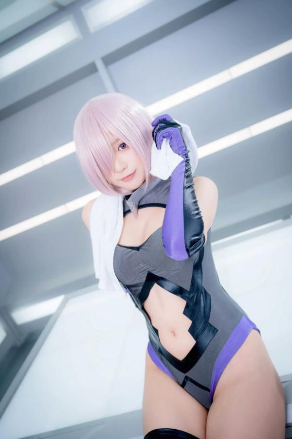    Yuki亭 - FGO玛修·基列莱特高还原Cosplay写真，私房萌系与战术泳装风格双重演绎，精致少女感十足 [140P]第79张图片