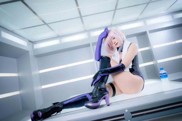    Yuki亭 - FGO玛修·基列莱特高还原Cosplay写真，私房萌系与战术泳装风格双重演绎，精致少女感十足 [140P]第86张图片