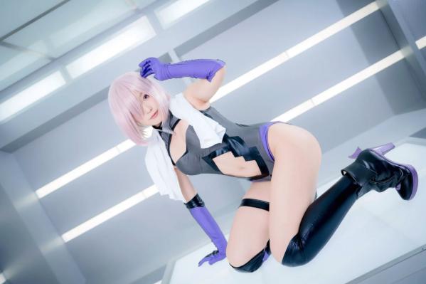    Yuki亭 - FGO玛修·基列莱特高还原Cosplay写真，私房萌系与战术泳装风格双重演绎，精致少女感十足 [140P]第87张图片