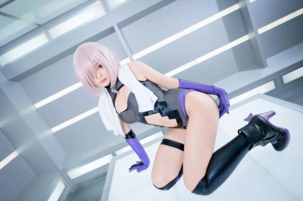    Yuki亭 - FGO玛修·基列莱特高还原Cosplay写真，私房萌系与战术泳装风格双重演绎，精致少女感十足 [140P]第88张图片