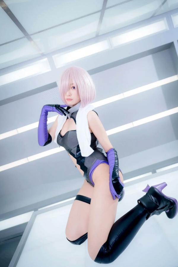    Yuki亭 - FGO玛修·基列莱特高还原Cosplay写真，私房萌系与战术泳装风格双重演绎，精致少女感十足 [140P]第91张图片