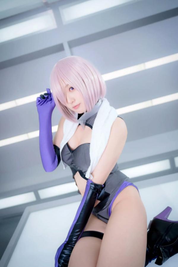    Yuki亭 - FGO玛修·基列莱特高还原Cosplay写真，私房萌系与战术泳装风格双重演绎，精致少女感十足 [140P]第92张图片