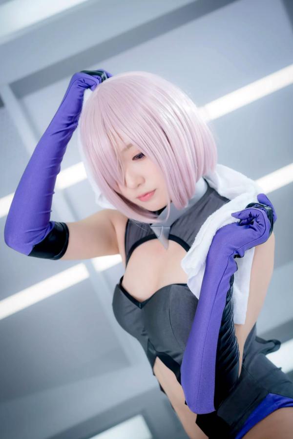    Yuki亭 - FGO玛修·基列莱特高还原Cosplay写真，私房萌系与战术泳装风格双重演绎，精致少女感十足 [140P]第101张图片