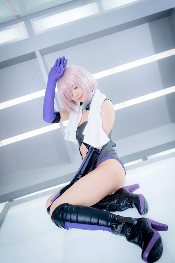    Yuki亭 - FGO玛修·基列莱特高还原Cosplay写真，私房萌系与战术泳装风格双重演绎，精致少女感十足 [140P]第106张图片