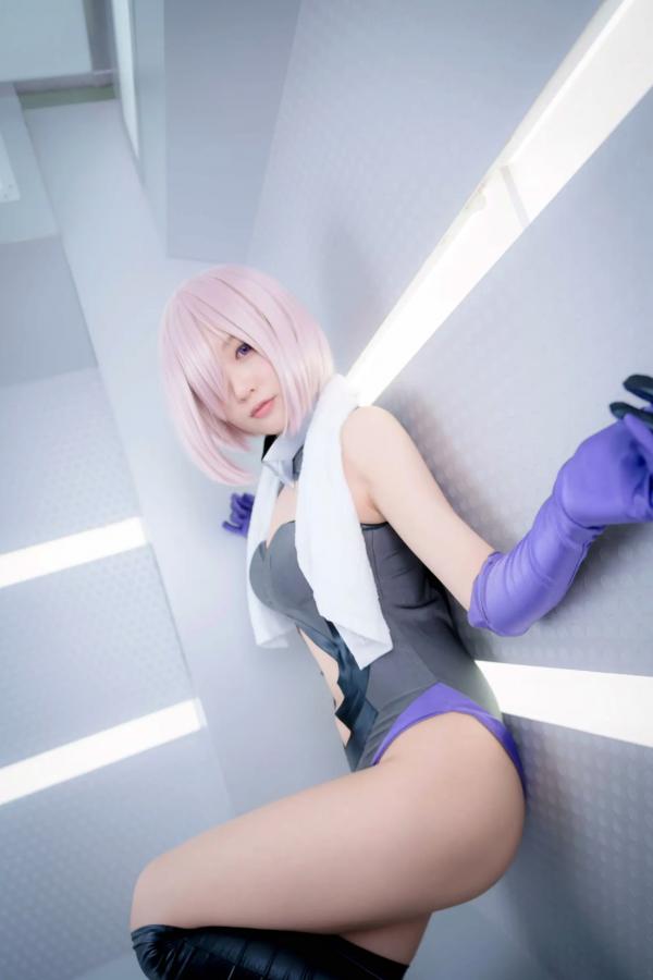    Yuki亭 - FGO玛修·基列莱特高还原Cosplay写真，私房萌系与战术泳装风格双重演绎，精致少女感十足 [140P]第112张图片