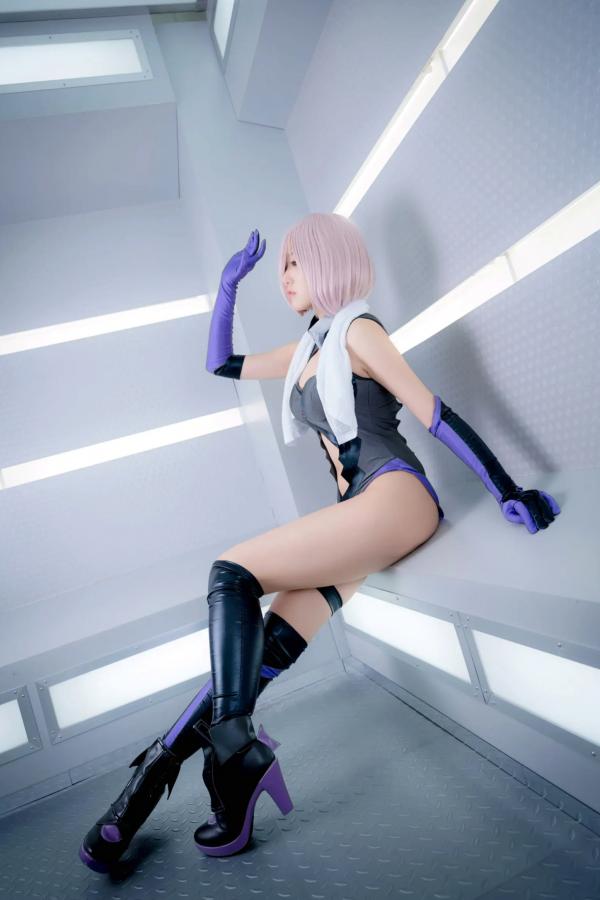    Yuki亭 - FGO玛修·基列莱特高还原Cosplay写真，私房萌系与战术泳装风格双重演绎，精致少女感十足 [140P]第117张图片
