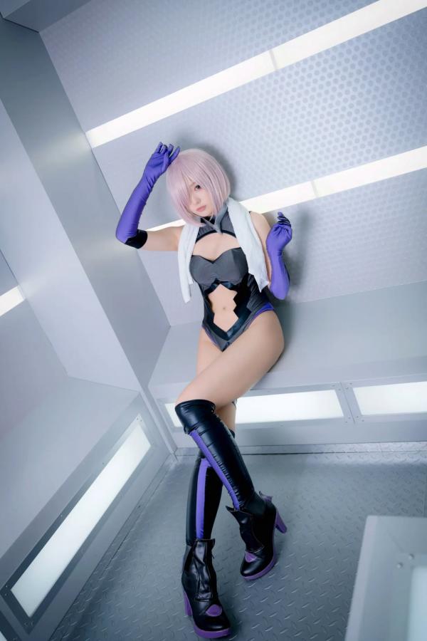    Yuki亭 - FGO玛修·基列莱特高还原Cosplay写真，私房萌系与战术泳装风格双重演绎，精致少女感十足 [140P]第119张图片