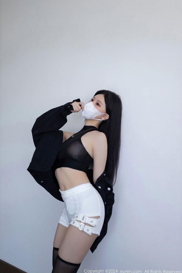    XiuRen秀人网-8636-幼幼：黑色轻透内衣室内私房写真，极致性感勾勒曼妙曲线，纯欲魅力尽显第10张图片