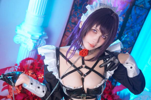    Pyon - 妮姬美哈拉Cosplay，极致性感皮衣女仆装，梦幻联动大尺度私房写真 [66P]第7张图片