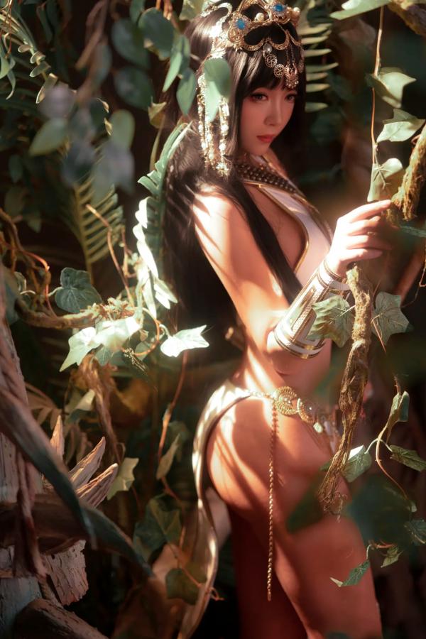    Bangni邦尼 - 埃及公主主题COS，异域风情金饰写真，极致身材诱惑第3张图片
