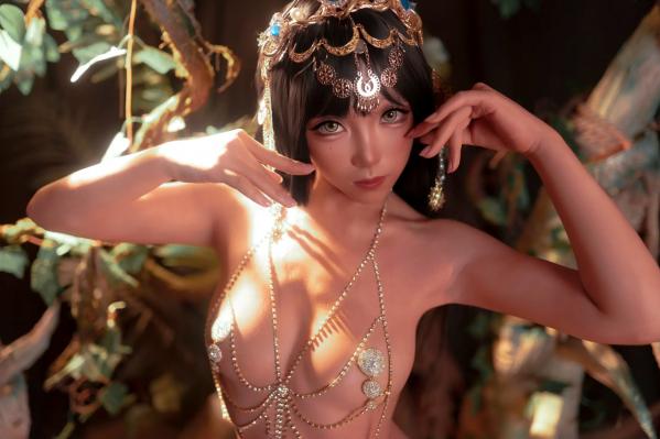    Bangni邦尼 - 埃及公主主题COS，异域风情金饰写真，极致身材诱惑第14张图片
