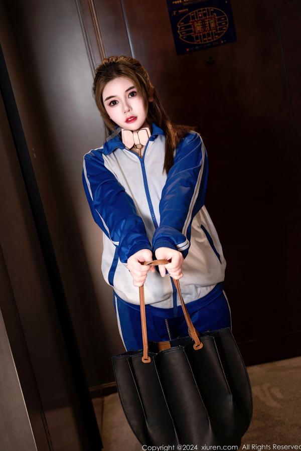    XiuRen秀人网-8621-粉嫩嫩-首套-运动服女生肉色内衣爆乳绑缚-2024.05.30第4张图片