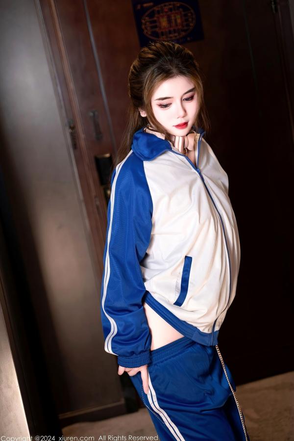    XiuRen秀人网-8621-粉嫩嫩-首套-运动服女生肉色内衣爆乳绑缚-2024.05.30第8张图片