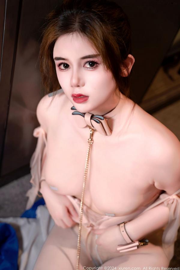    XiuRen秀人网-8621-粉嫩嫩-首套-运动服女生肉色内衣爆乳绑缚-2024.05.30第59张图片