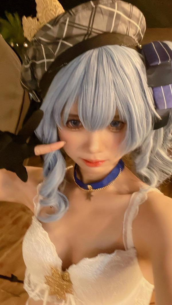    PoppaChan-8月-Suisei：蓝色双马尾cosplay私房，麦克风互动大尺度写真第42张图片