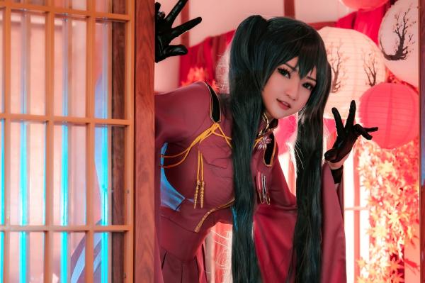    Potato-Godzilla初音未来千本樱COSPLAY：唯美日式和服下的诱惑瞬间第14张图片