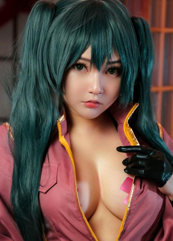    Potato-Godzilla初音未来千本樱COSPLAY：唯美日式和服下的诱惑瞬间第20张图片