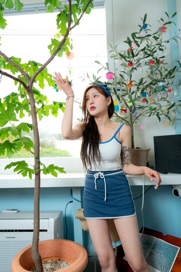    Muchenne 004 - YU [73P] 居家私房写真，清新甜美少女复古风，纹身女神慵懒日常第18张图片