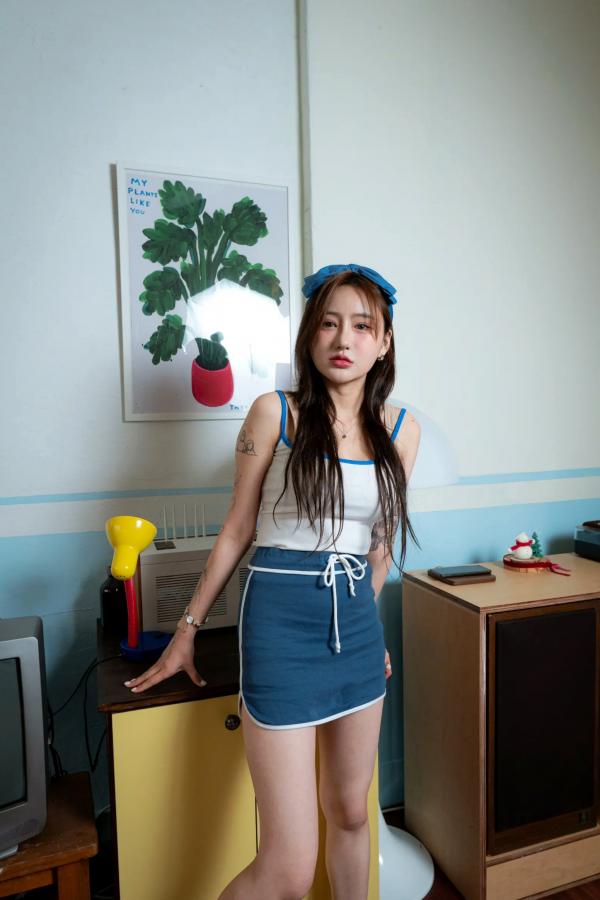    Muchenne 004 - YU [73P] 居家私房写真，清新甜美少女复古风，纹身女神慵懒日常第40张图片
