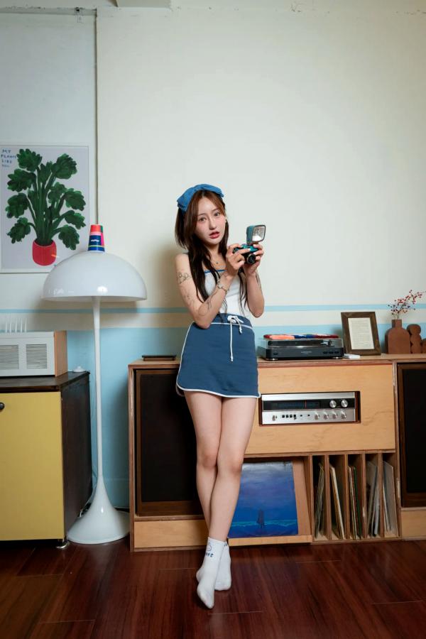    Muchenne 004 - YU [73P] 居家私房写真，清新甜美少女复古风，纹身女神慵懒日常第53张图片