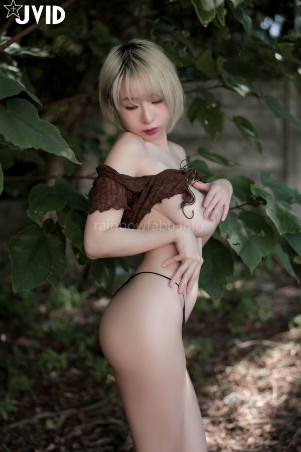    JVID-黎菲儿-废墟荒野大尺度写真-七彩渔网诱惑秀第60张图片