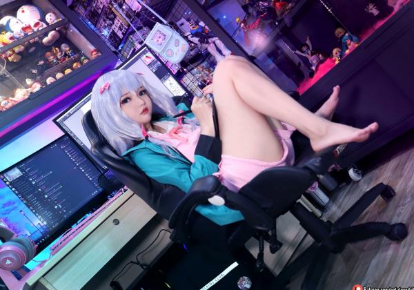    Potato-Godzilla-Sagiri 二次元萌妹宅系游戏房Cosplay私房照第1张图片